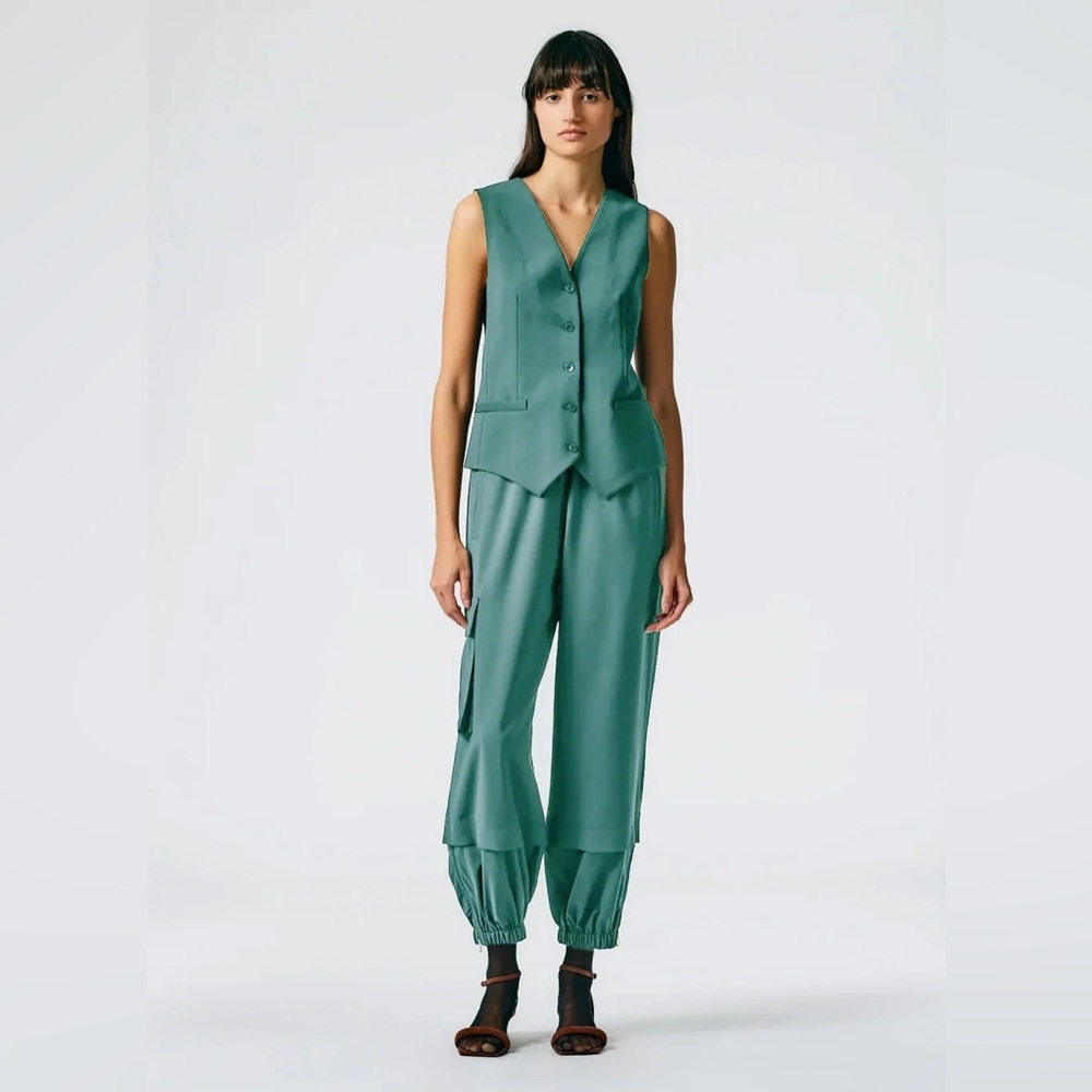 Tropical Wool Pull On Wilt Jogger - Regular